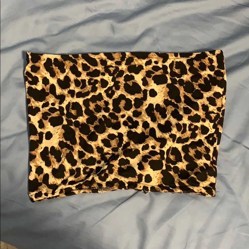 LEOPARD TUBE TOP